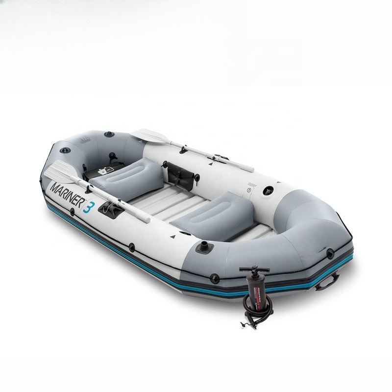 Fishing Boat Inflatable - 68373 SET BARCA Kayak Gonfiabile, Canoa