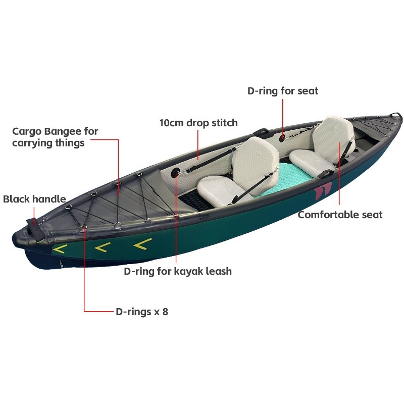 Nuovo Design Kayak Gonfiabile  - Fishing Boat Inflatable recensione e prezzo